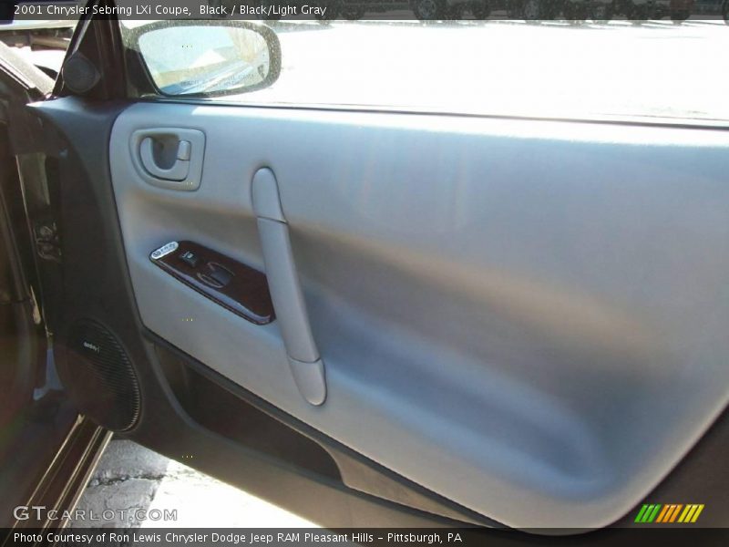 Black / Black/Light Gray 2001 Chrysler Sebring LXi Coupe