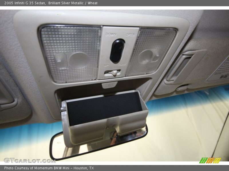 Brilliant Silver Metallic / Wheat 2005 Infiniti G 35 Sedan