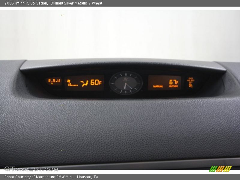 Brilliant Silver Metallic / Wheat 2005 Infiniti G 35 Sedan