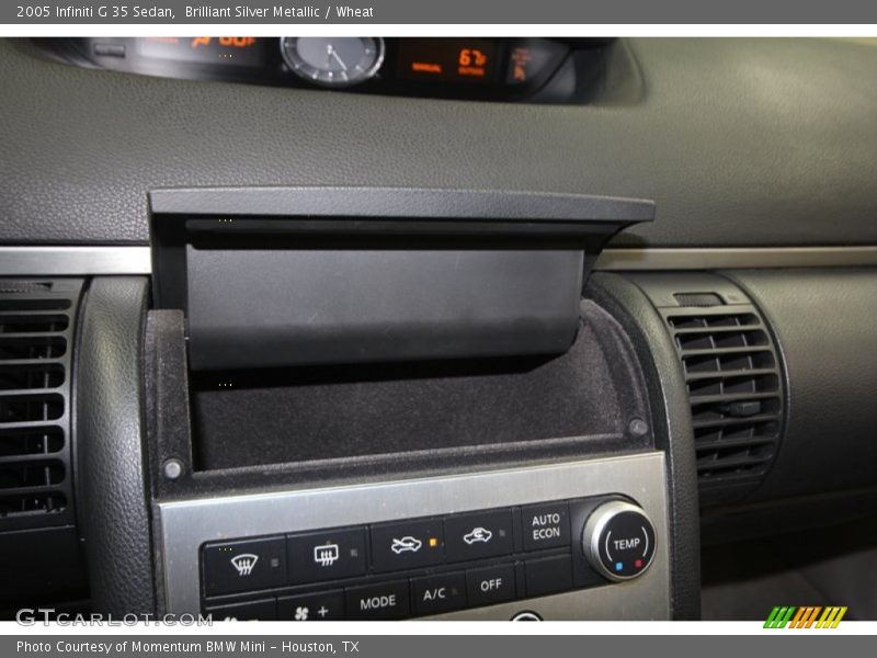 Brilliant Silver Metallic / Wheat 2005 Infiniti G 35 Sedan