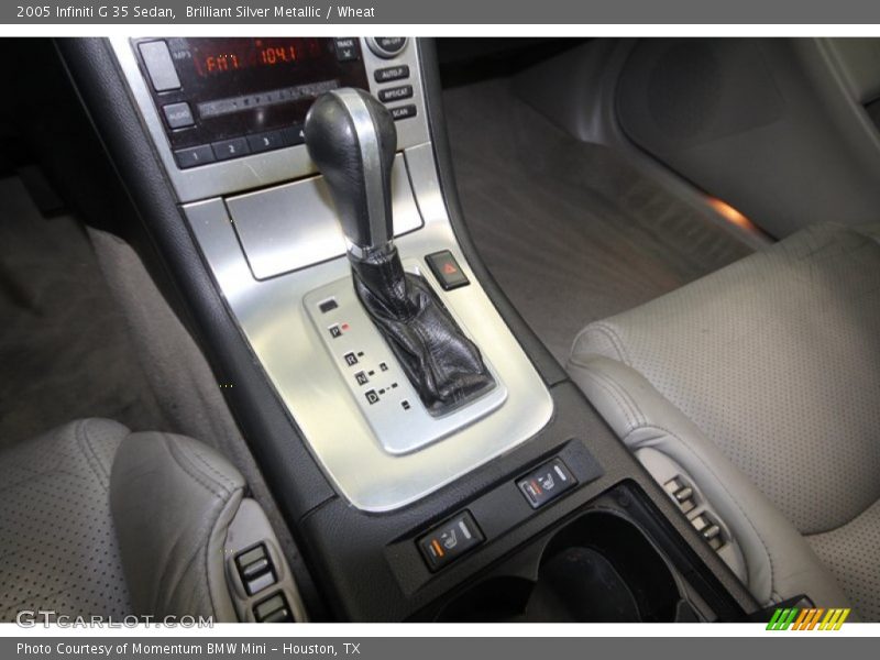 Brilliant Silver Metallic / Wheat 2005 Infiniti G 35 Sedan
