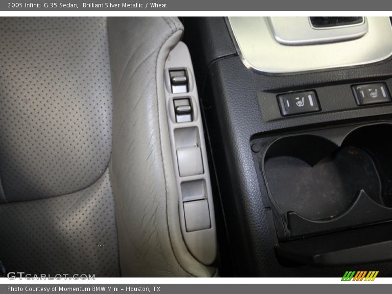 Brilliant Silver Metallic / Wheat 2005 Infiniti G 35 Sedan