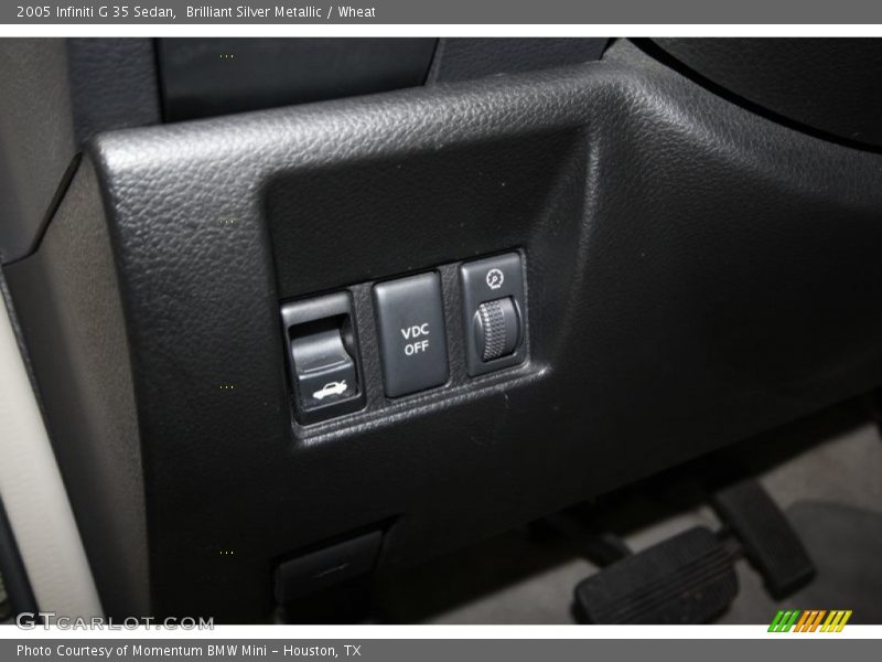 Brilliant Silver Metallic / Wheat 2005 Infiniti G 35 Sedan