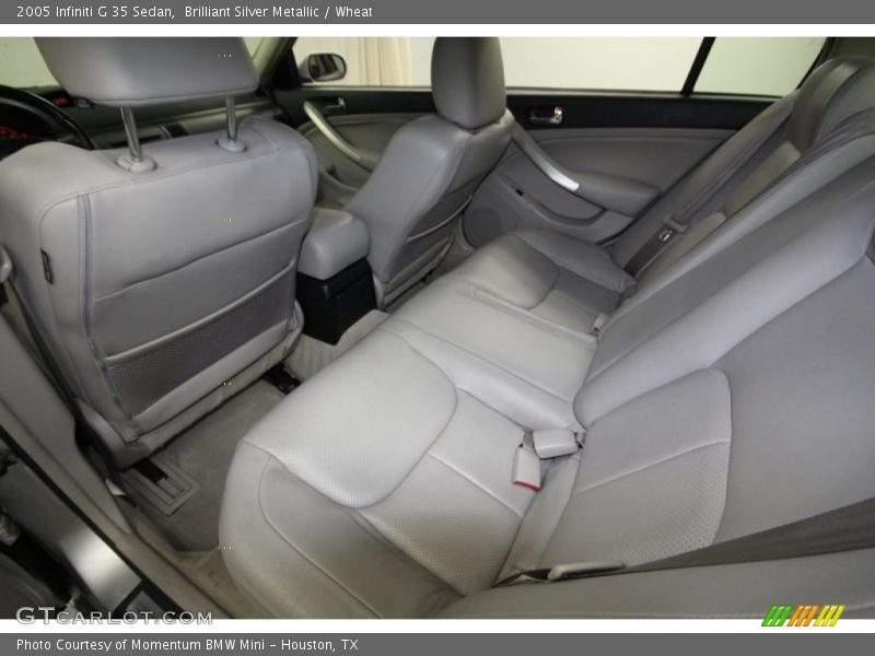 Brilliant Silver Metallic / Wheat 2005 Infiniti G 35 Sedan