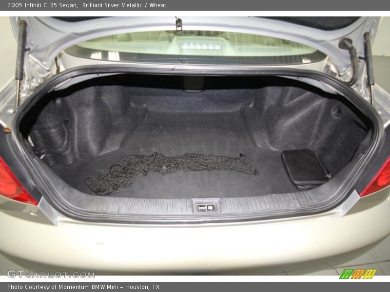 Brilliant Silver Metallic / Wheat 2005 Infiniti G 35 Sedan