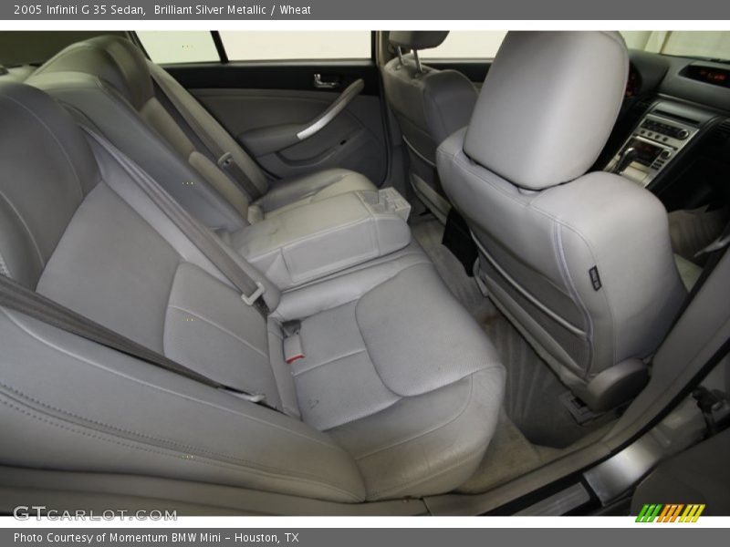 Brilliant Silver Metallic / Wheat 2005 Infiniti G 35 Sedan
