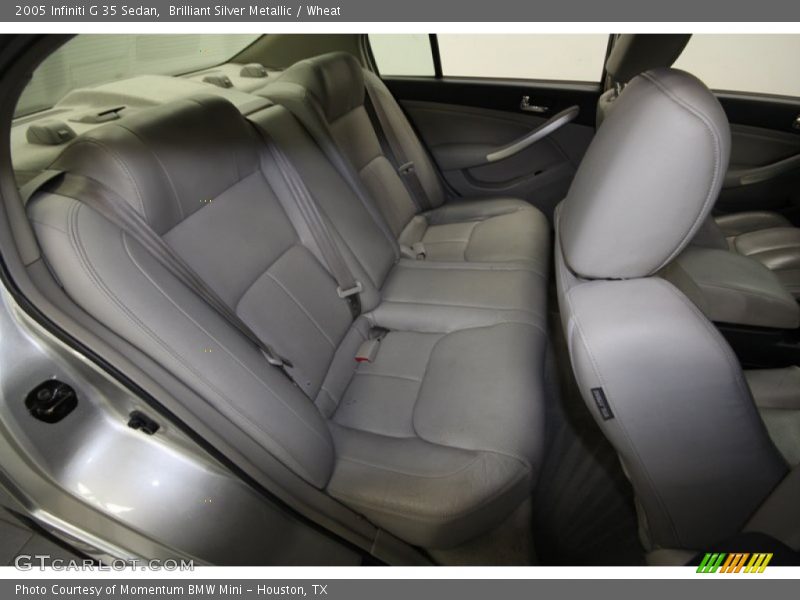 Brilliant Silver Metallic / Wheat 2005 Infiniti G 35 Sedan