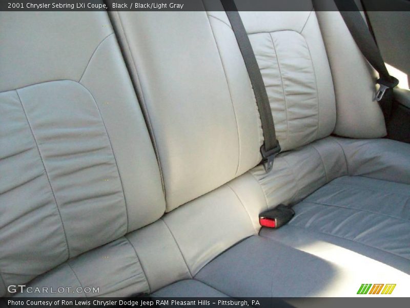 Black / Black/Light Gray 2001 Chrysler Sebring LXi Coupe