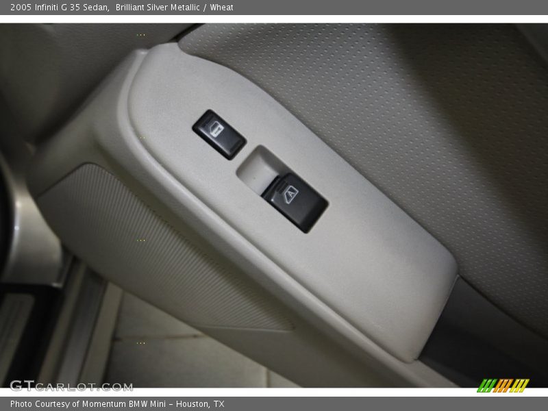 Brilliant Silver Metallic / Wheat 2005 Infiniti G 35 Sedan