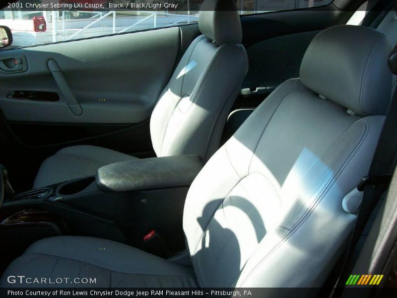Black / Black/Light Gray 2001 Chrysler Sebring LXi Coupe