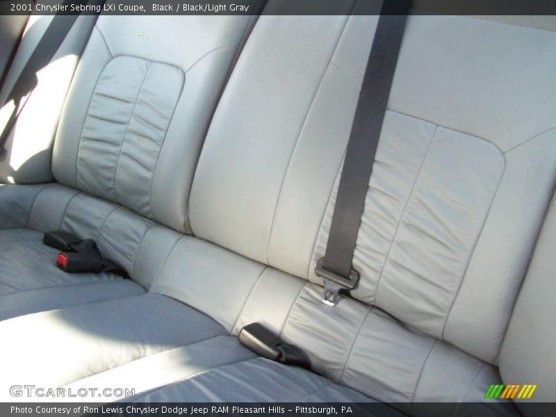 Black / Black/Light Gray 2001 Chrysler Sebring LXi Coupe