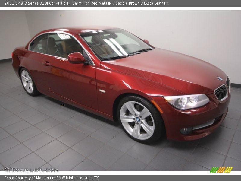 Front 3/4 View of 2011 3 Series 328i Convertible