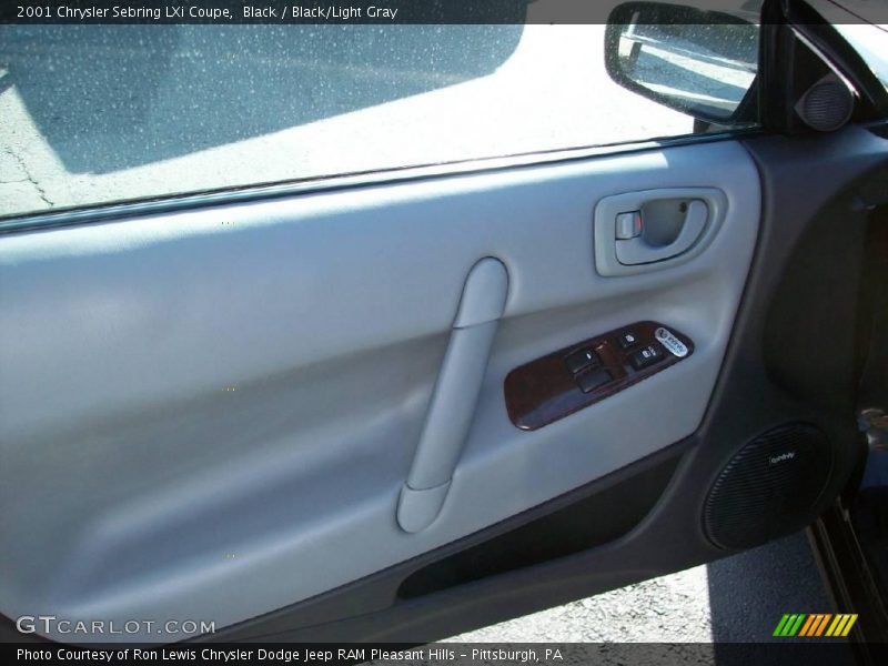 Black / Black/Light Gray 2001 Chrysler Sebring LXi Coupe
