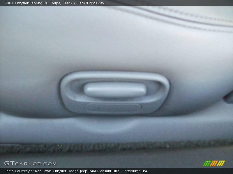 Black / Black/Light Gray 2001 Chrysler Sebring LXi Coupe