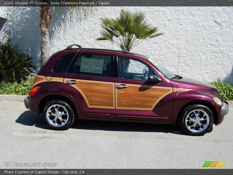 Deep Cranberry Pearlcoat / Taupe 2002 Chrysler PT Cruiser