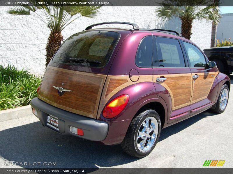 Deep Cranberry Pearlcoat / Taupe 2002 Chrysler PT Cruiser