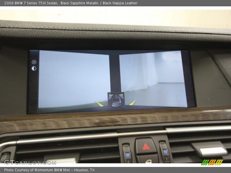Black Sapphire Metallic / Black Nappa Leather 2009 BMW 7 Series 750i Sedan