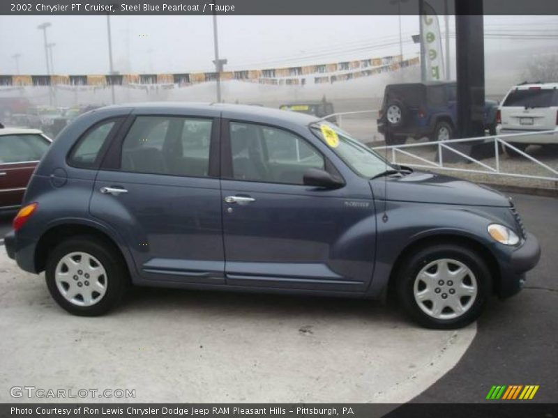 Steel Blue Pearlcoat / Taupe 2002 Chrysler PT Cruiser