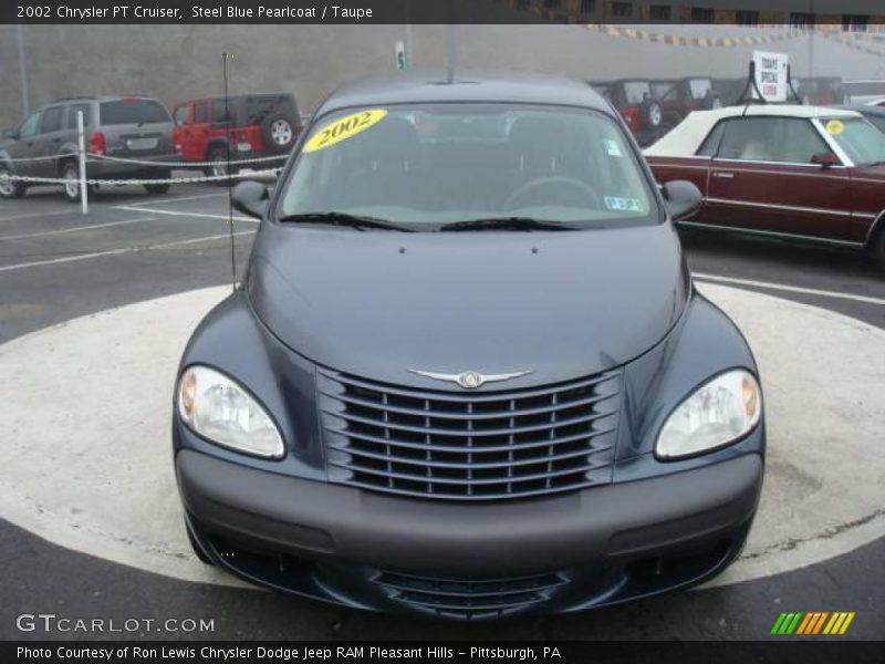 Steel Blue Pearlcoat / Taupe 2002 Chrysler PT Cruiser