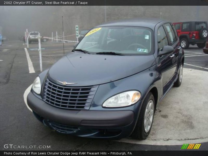 Steel Blue Pearlcoat / Taupe 2002 Chrysler PT Cruiser