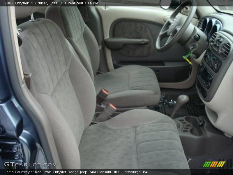 Steel Blue Pearlcoat / Taupe 2002 Chrysler PT Cruiser
