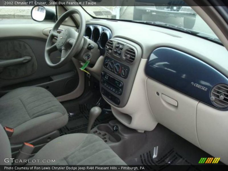 Steel Blue Pearlcoat / Taupe 2002 Chrysler PT Cruiser