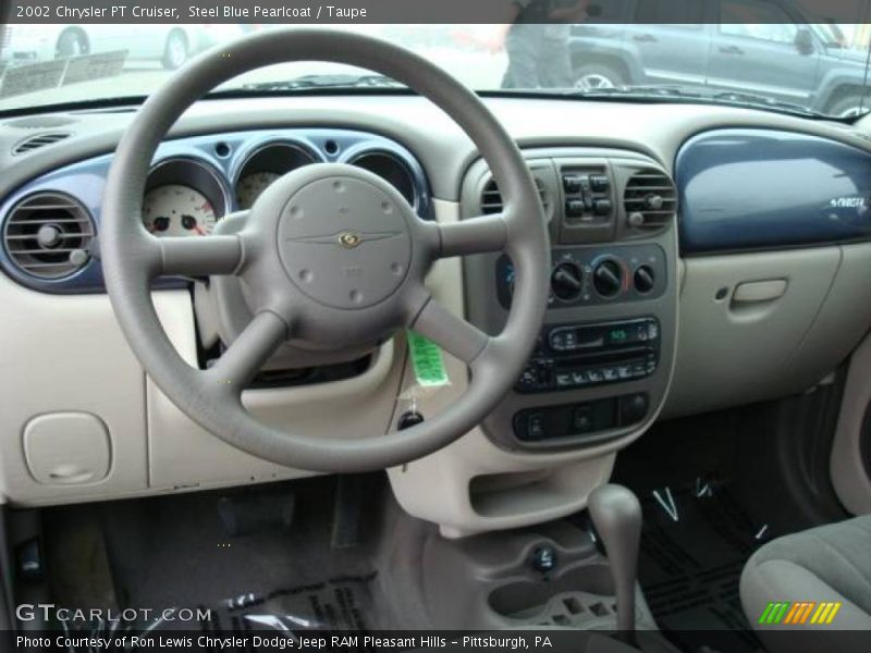 Steel Blue Pearlcoat / Taupe 2002 Chrysler PT Cruiser