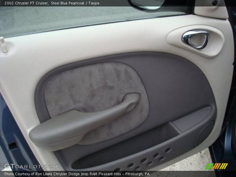 Steel Blue Pearlcoat / Taupe 2002 Chrysler PT Cruiser
