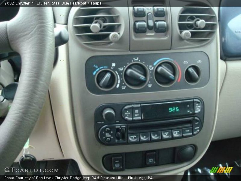 Steel Blue Pearlcoat / Taupe 2002 Chrysler PT Cruiser