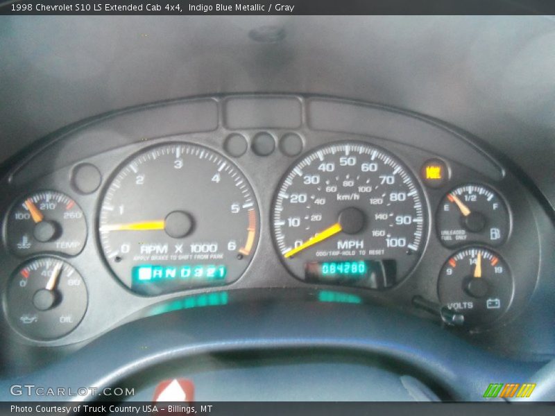  1998 S10 LS Extended Cab 4x4 LS Extended Cab 4x4 Gauges
