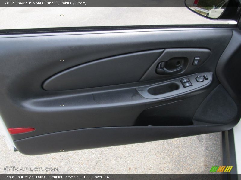 White / Ebony 2002 Chevrolet Monte Carlo LS