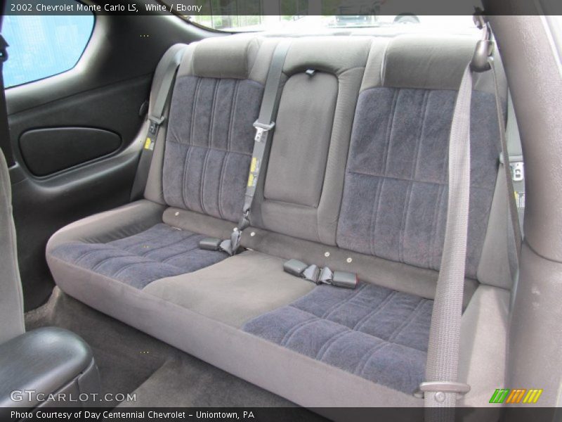 Rear Seat of 2002 Monte Carlo LS
