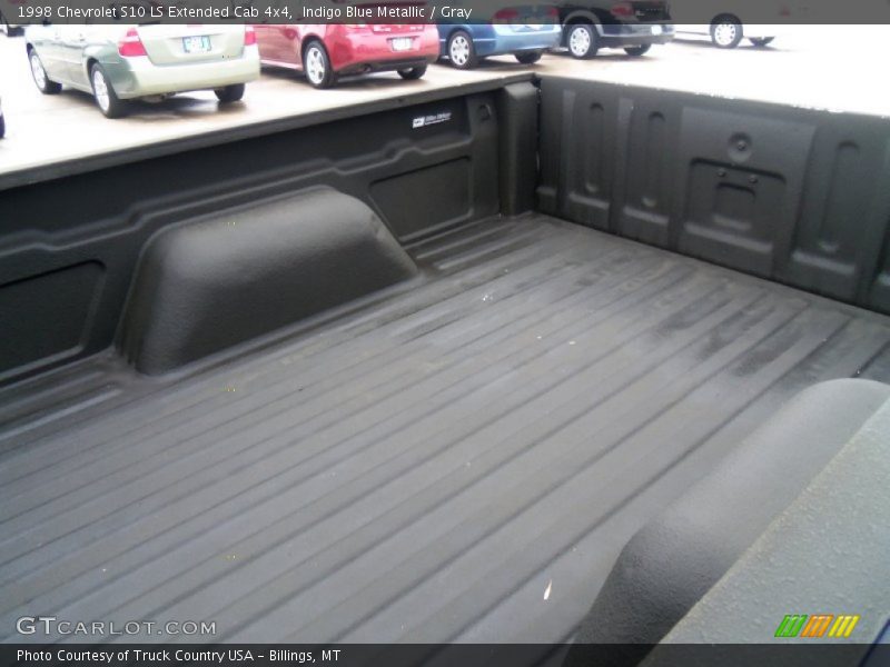 Indigo Blue Metallic / Gray 1998 Chevrolet S10 LS Extended Cab 4x4