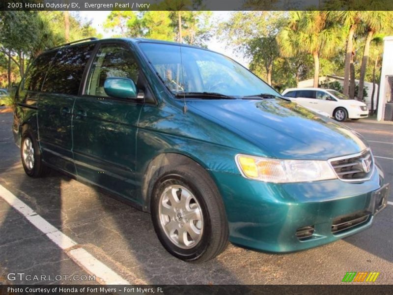 Evergreen Pearl / Ivory 2003 Honda Odyssey EX