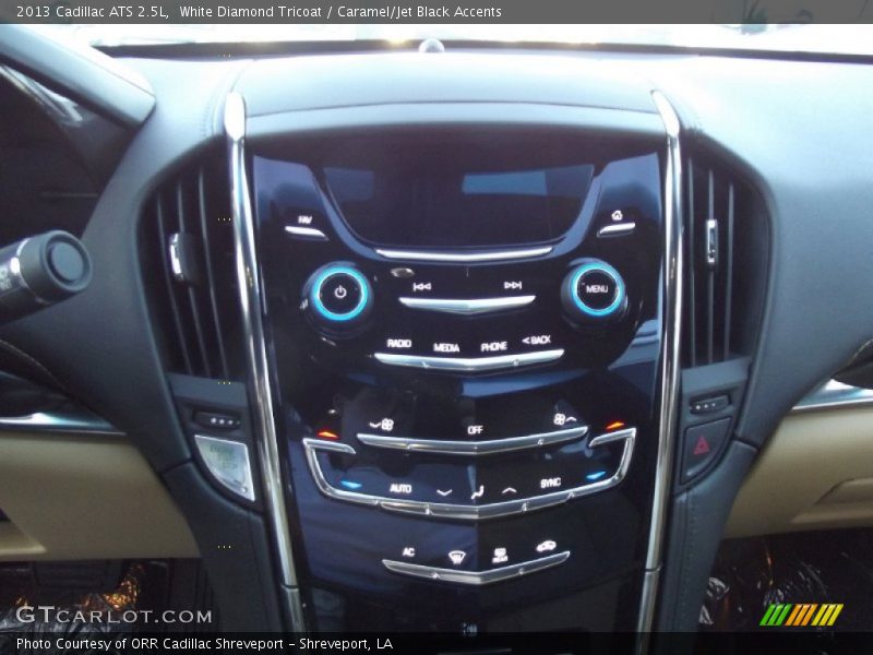 White Diamond Tricoat / Caramel/Jet Black Accents 2013 Cadillac ATS 2.5L