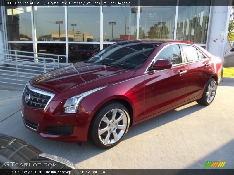 Crystal Red Tintcoat / Jet Black/Jet Black Accents 2013 Cadillac ATS 2.5L