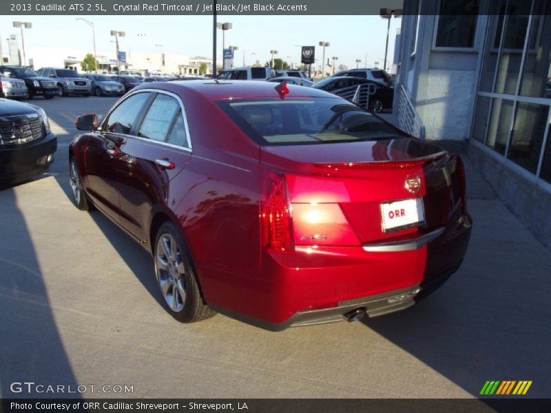Crystal Red Tintcoat / Jet Black/Jet Black Accents 2013 Cadillac ATS 2.5L