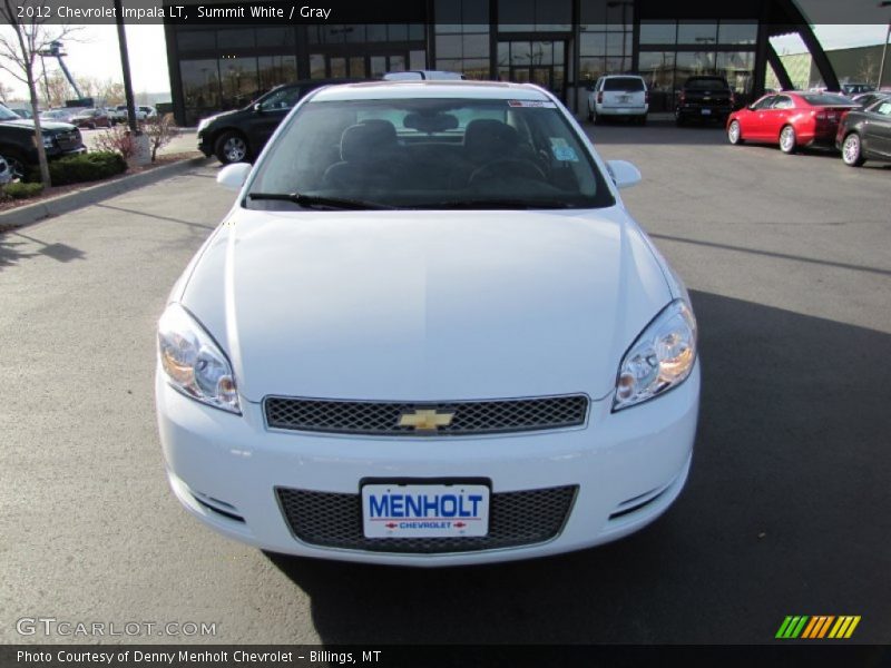 Summit White / Gray 2012 Chevrolet Impala LT