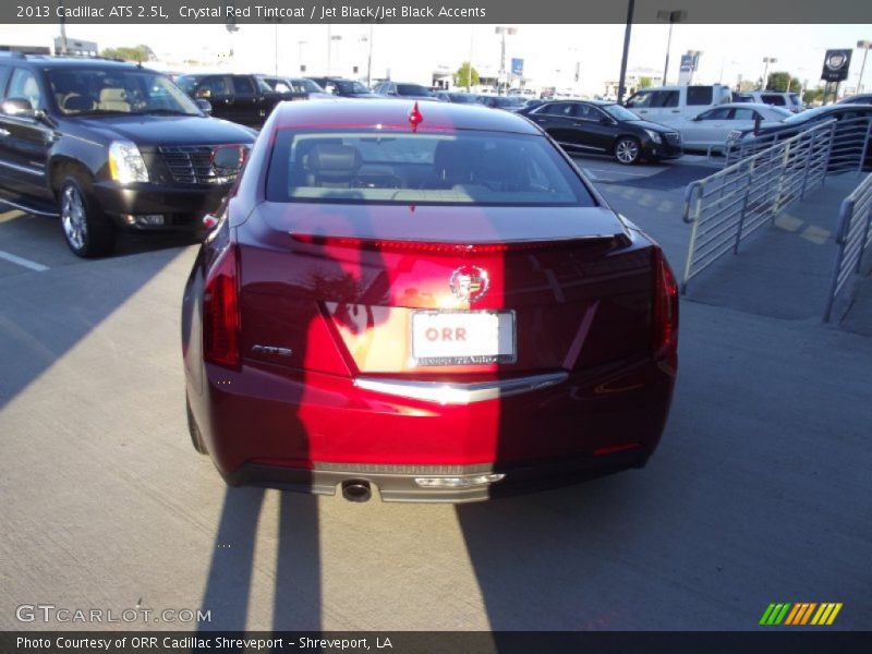 Crystal Red Tintcoat / Jet Black/Jet Black Accents 2013 Cadillac ATS 2.5L