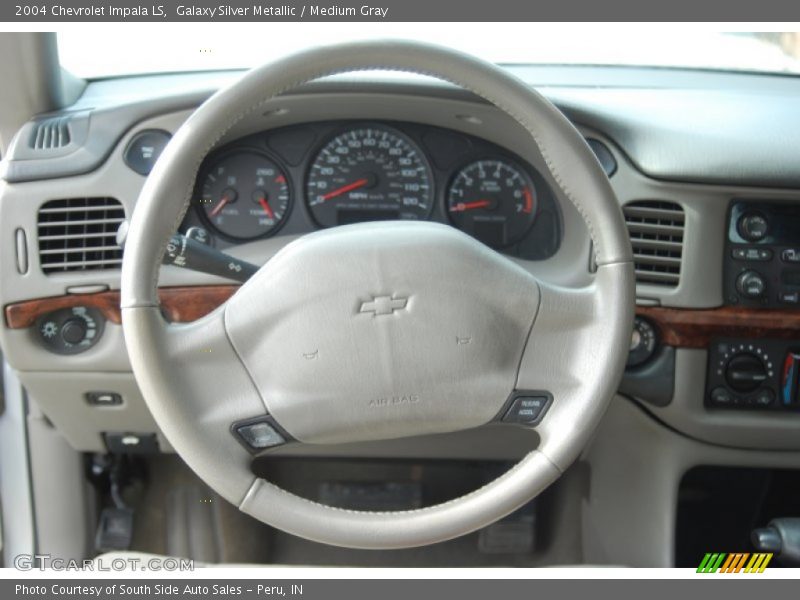 Galaxy Silver Metallic / Medium Gray 2004 Chevrolet Impala LS