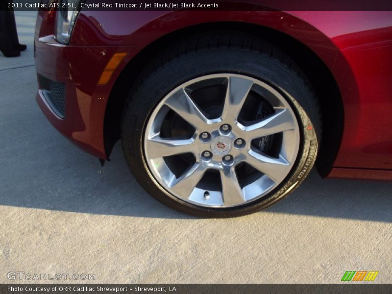 Crystal Red Tintcoat / Jet Black/Jet Black Accents 2013 Cadillac ATS 2.5L