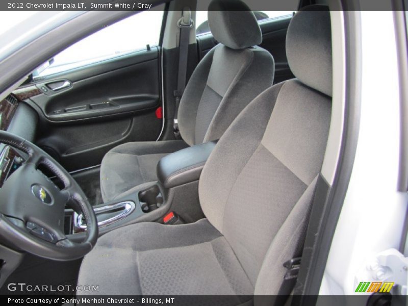 Summit White / Gray 2012 Chevrolet Impala LT