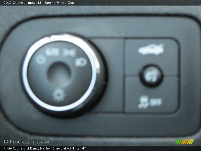 Summit White / Gray 2012 Chevrolet Impala LT