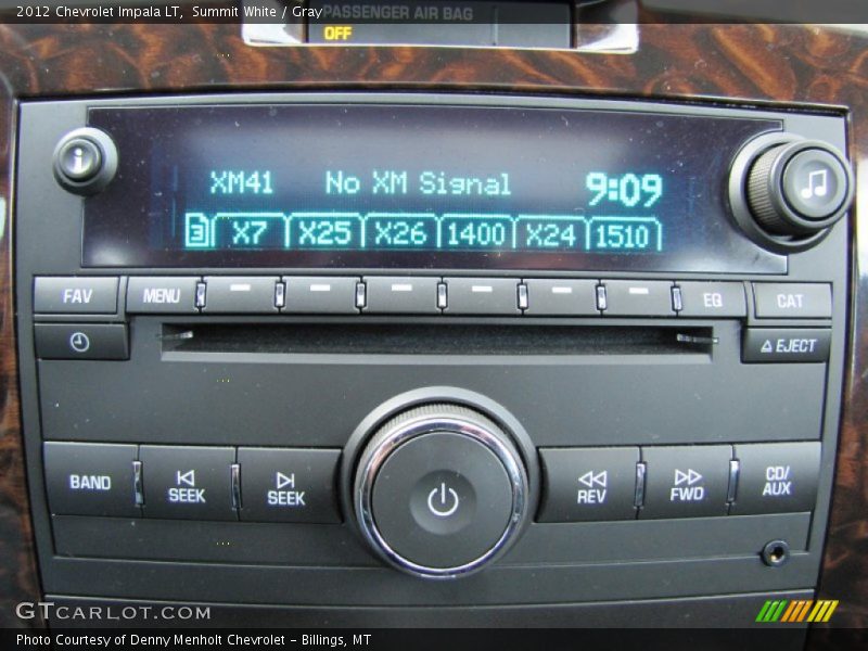 Summit White / Gray 2012 Chevrolet Impala LT