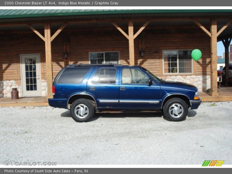 Indigo Blue Metallic / Graphite Gray 2000 Chevrolet Blazer LT 4x4