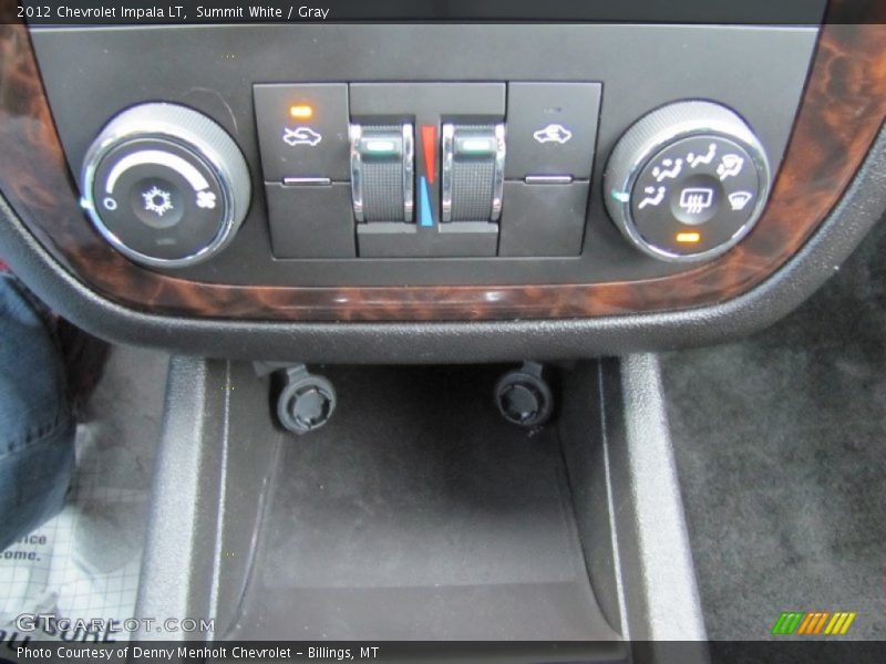 Summit White / Gray 2012 Chevrolet Impala LT