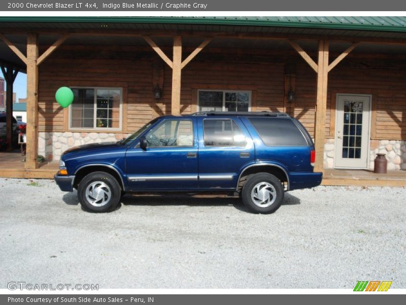 Indigo Blue Metallic / Graphite Gray 2000 Chevrolet Blazer LT 4x4