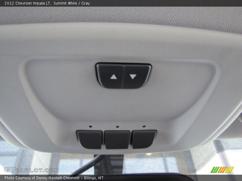 Summit White / Gray 2012 Chevrolet Impala LT