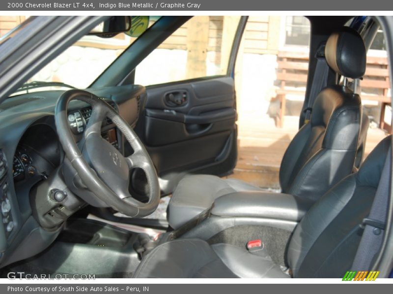 Indigo Blue Metallic / Graphite Gray 2000 Chevrolet Blazer LT 4x4