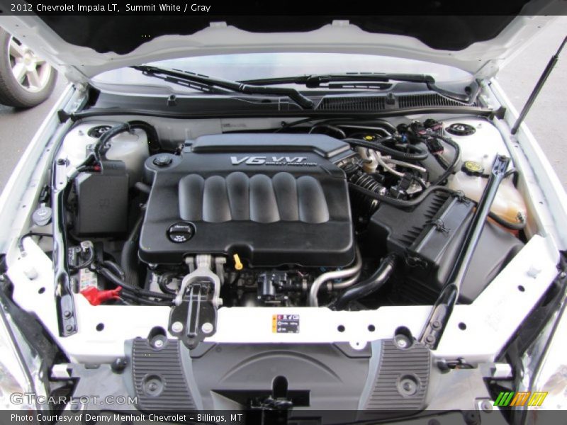 Summit White / Gray 2012 Chevrolet Impala LT